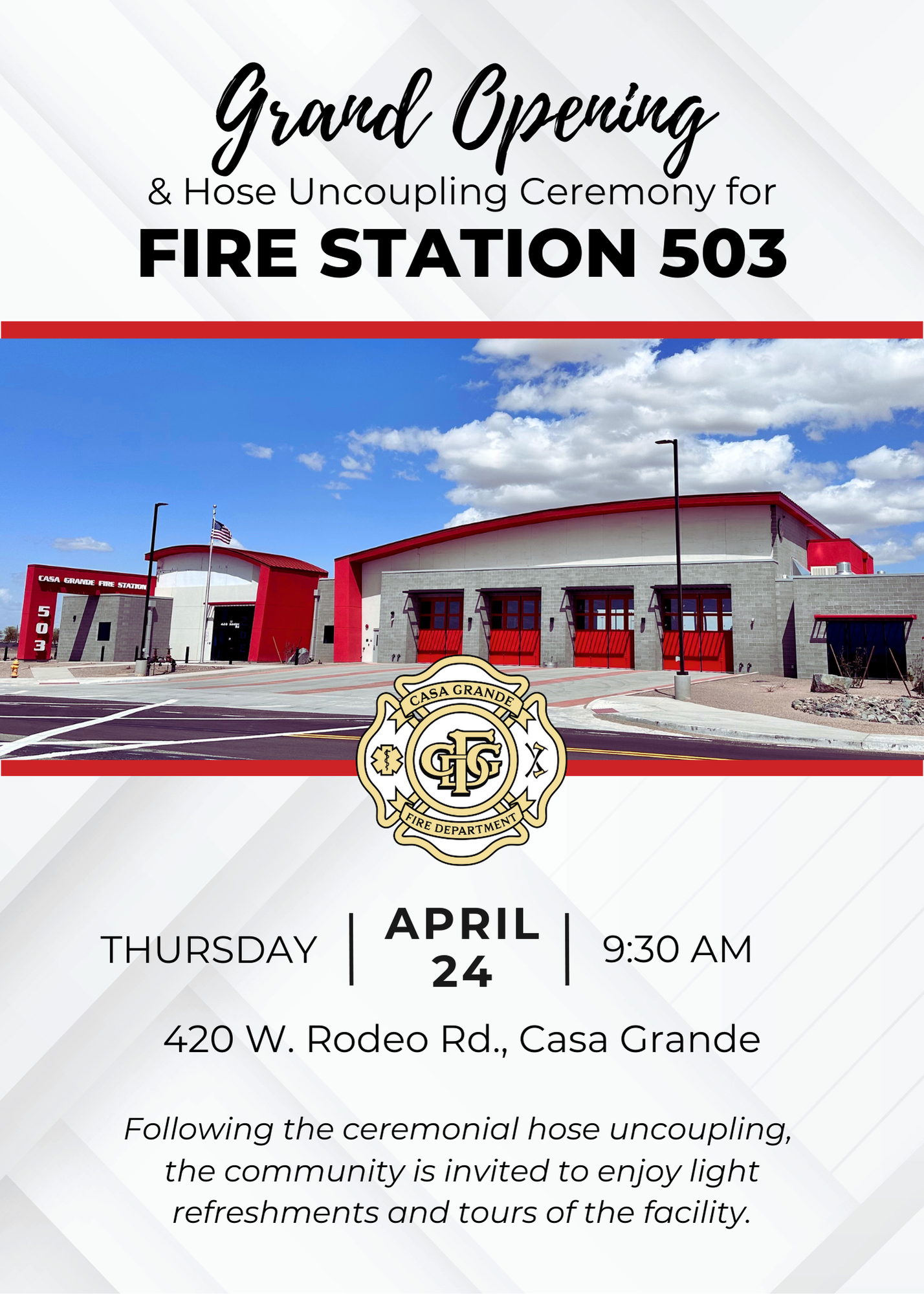 Fire Station 503 Grand Opening