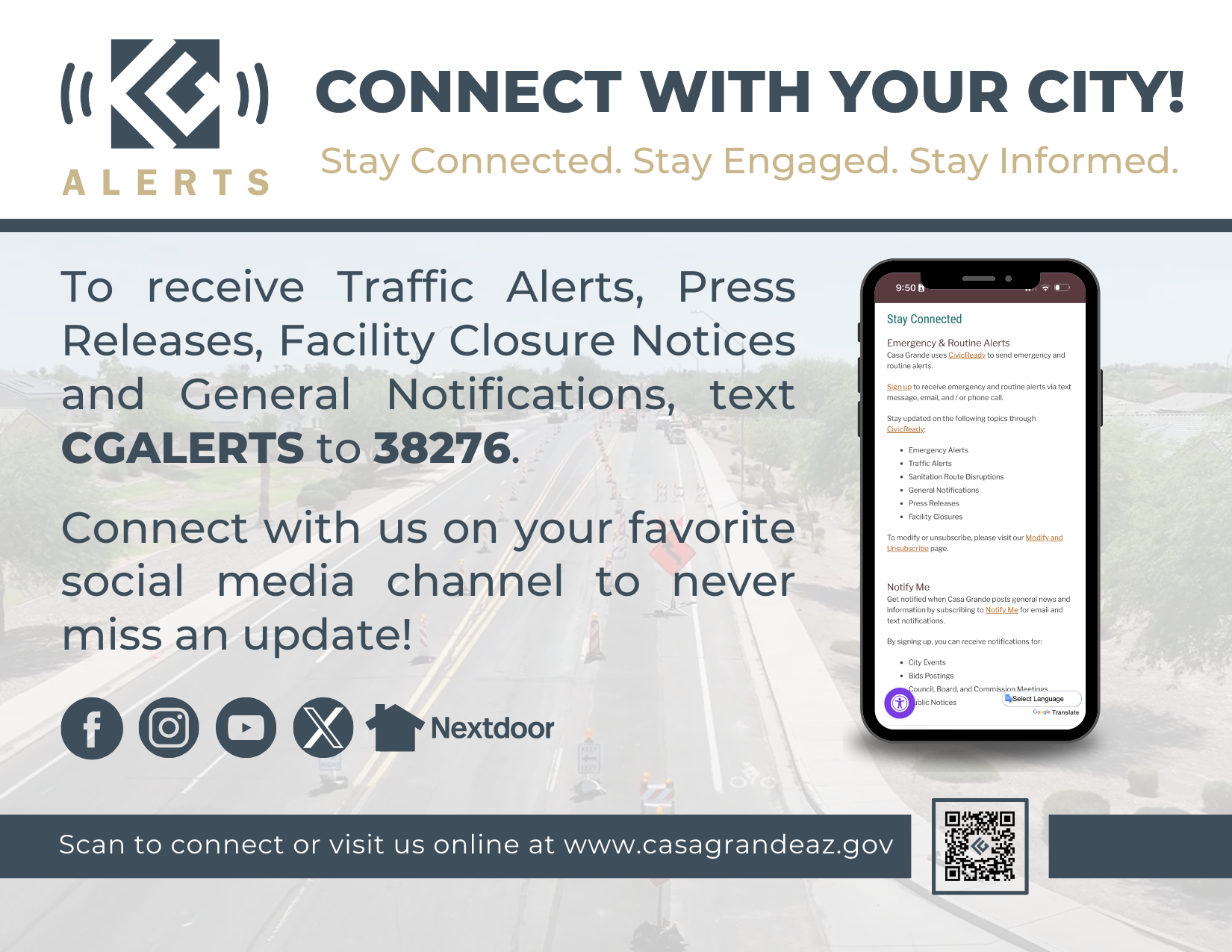 CGAlerts - Stay Informed with City Updates